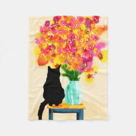 Gezellige hoek charme fleece deken