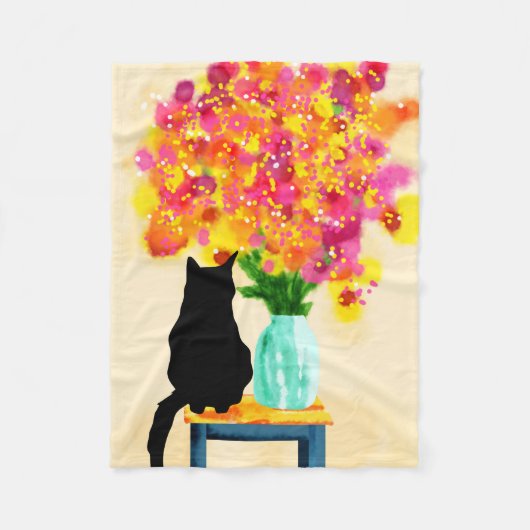 Gezellige hoek charme fleece deken (Voorkant)