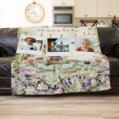 gezellige hoek | Floral Garden Familiefoto Fleece Deken
