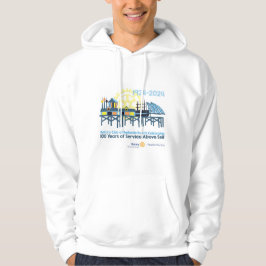 Gezellige Hoodie met 100 Jaar Celebration Graphic