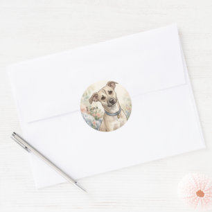 Gezellige Huisdierliefhebber Design LinaPawStudio Ronde Sticker