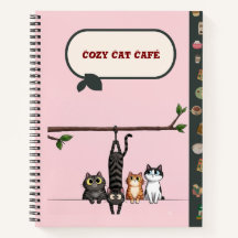 Gezellige kattenkroeg Schattige Cartoonkatten op T