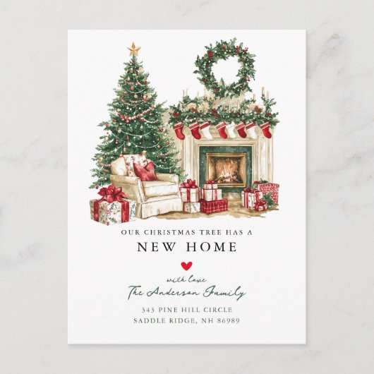 Gezellige kerst bewegende aankondiging (Voorkant)