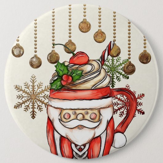 Gezellige kerst Button (Voorkant)