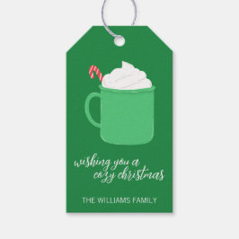 Gezellige Kerst Custom Gift Labels Cadeaulabel