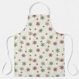 Gezellige kerst een all-over print Schort