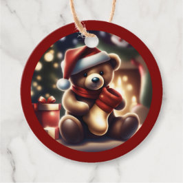 Gezellige Kerst Teddy Kousen TWArt Bedankjes Labels