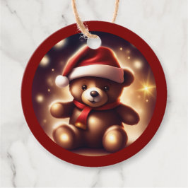 Gezellige Kerst Teddy Stars TWART Bedankjes Labels