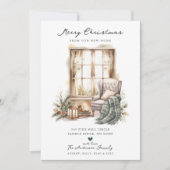 Gezellige kerst verhuizen aankondiging (Voorkant)