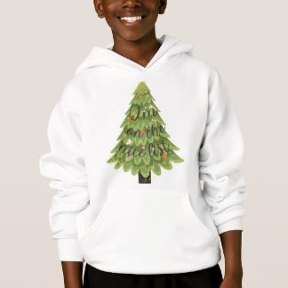 Gezellige kerstboom Kinderen Hoodie