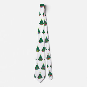 Gezellige Kerstboom Stropdas
