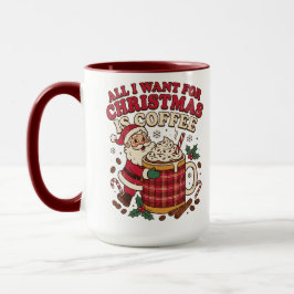 Gezellige Kerstman Kerstkoffie Moment Mok