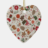 Gezellige Kerstmis & Spice Keramisch Ornament (Rechts)