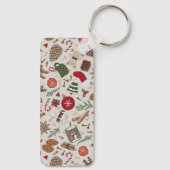 Gezellige Kerstmis & Spice Sleutelhanger (Achterkant)