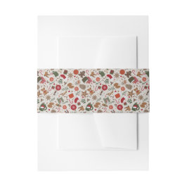 Gezellige Kerstmis & Spice Uitnodigingen Wikkel