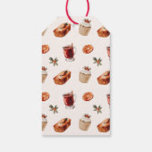 Gezellige kerstvakantie cadeaulabel (Achterkant)