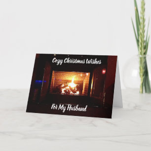 GEZELLIGE KERSTWENSEN VOOR MIJN "MAN" FEESTDAGEN KAART