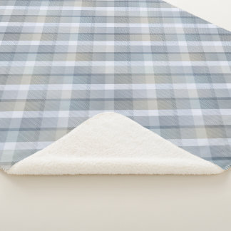 Gezellige kleurrijke tartan Sherpa Blanket Sherpa Deken