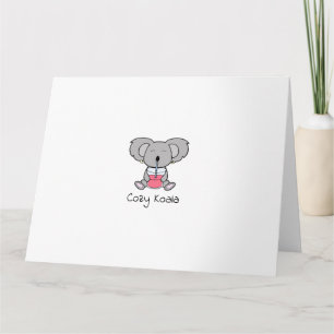 Gezellige Koala kaart