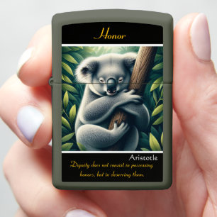 Gezellige koala rust vredig op een boomtak,