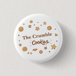 Gezellige koekjeslekkernijen ronde button 3,2 cm