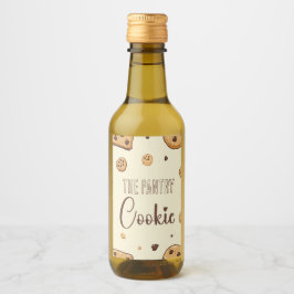 Gezellige koekjeslekkernijen wijn etiket