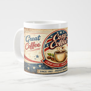 Gezellige Koffie Extra Grote Beker