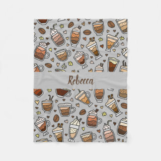 Gezellige koffiedeken voor ontspannende slokjes fleece deken