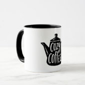 Gezellige koffiemok mok (Voorkant links)