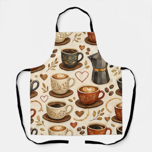 Gezellige Koffietijd - Warmt Aesthetisch Naadloos  Schort