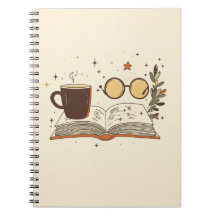 Gezellige lees koffie esthetische notitieboek