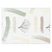 Gezellige Minimale Winter Esthetische Patroon Tafelkleed (Voorkant (Horizontaal))