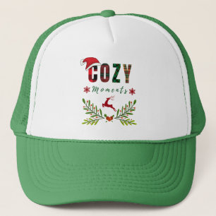 Gezellige momenten Kerst Feestelijke Rendier Desig Trucker Pet
