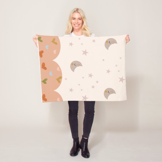Gezellige Moonlit Dreams Fleece Deken (In situ)