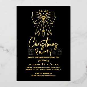 Gezellige Natuur Elegant Ornament Kerstfeest Folie Feestdagenkaart