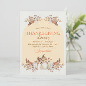 Gezellige oogst herfst verzamelen patroon kaart (Staand voorkant)