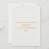 Gezellige oogst herfst verzamelen patroon kaart (Achterkant)