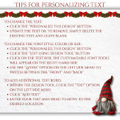 Gezellige open haard Kerst Gnoom Grote Gift Bag Groot Cadeauzakje