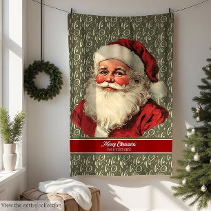 Gezellige ouderwetse Santa Throw deken