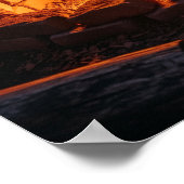 Gezellige Outdoor Fire Pit Poster (Hoek)