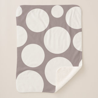 Gezellige paddenstoel en crème deken