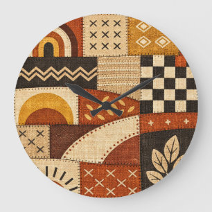 Gezellige Patchwork Moderne Grote Klok