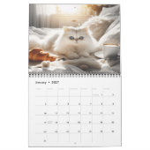 Gezellige Perzische katten door het seizoen 20XX Kalender (Jan 2027)