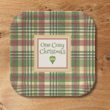 Gezellige Plaid Kerstfeest Servetten