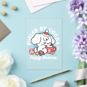 Gezellige Puppy Dromen - Warme Chocolade en Kerstm Acryl Uitnodigingen (Insitu (Huwelijk))