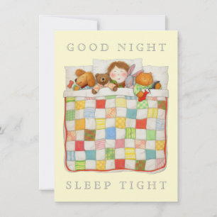 GEZELLIGE QUILT 4.5x6.25 Blank Platte Kaart - Geel