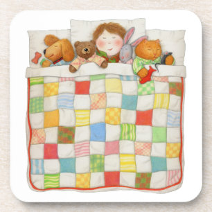 GEZELLIGE QUILT Hard Plastic Onderzetters