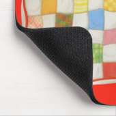 GEZELLIGE QUILT Mousepad - Rood Muismat (Hoek)