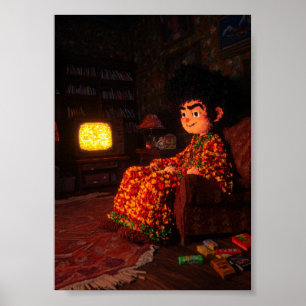 Gezellige Retro 8-Bit Gaming Sfeer   Pixel Art  Poster