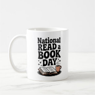 Gezellige Retro National Lees een boek Dag Thee Koffiemok